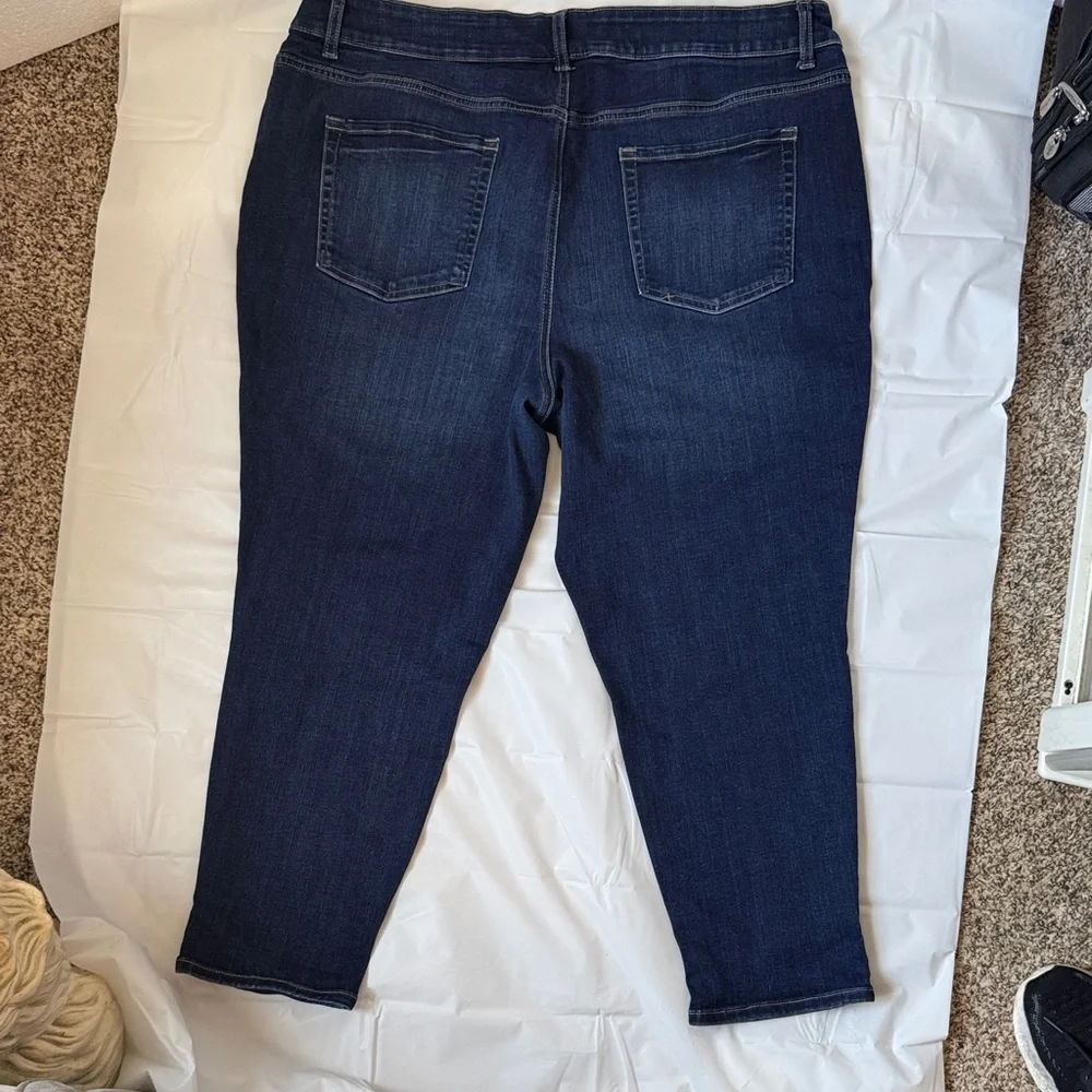 Maurices Dark High-Rise jeans size 24W - Picture 3 of 7